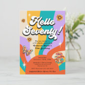 ハローセブンティウロヴィ70の誕生日パーティー 招待状 (スタンド正面)