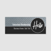 ハローダイヤフェイクモンドプレートプロフェッショナル 名札 (正面)