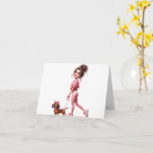 ハローダシュント カード (黄色い花)