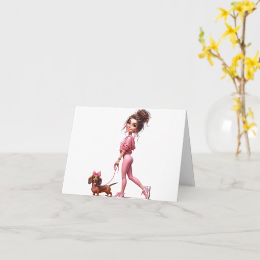 ハローダシュント カード (黄色い花)