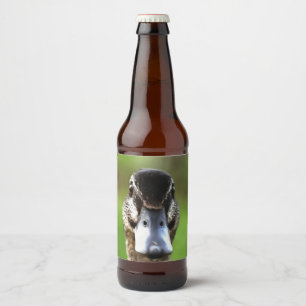 ハローダッキー（アヒルちゃん）予測できなダックポートレート ビールラベル