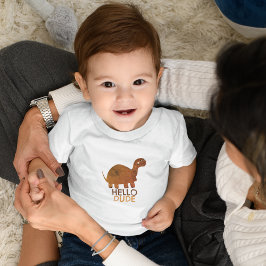 ハローダデ ベビーTシャツ