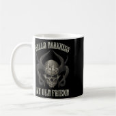 ハローダークネスマイオールドフレンドデーモンホーンホールスカル コーヒーマグカップ (左)