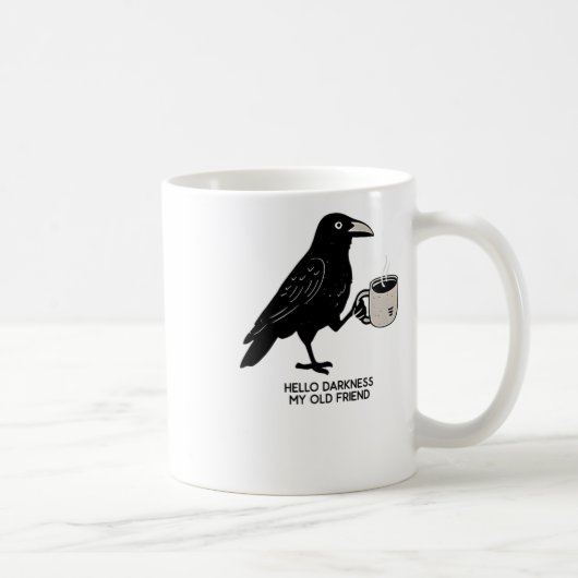 ハローダークネス旧友クロウコーヒ不気味ハ コーヒーマグカップ (右)