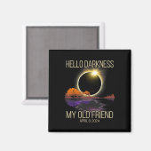 ハローダークネス旧友太陽の日食4月0日 マグネット (正面/裏面)