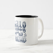 ハローダークネス旧友 ツートーンマグカップ (正面右)