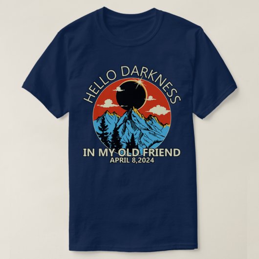 ハローダークネス旧友 Tシャツ (デザイン正面)