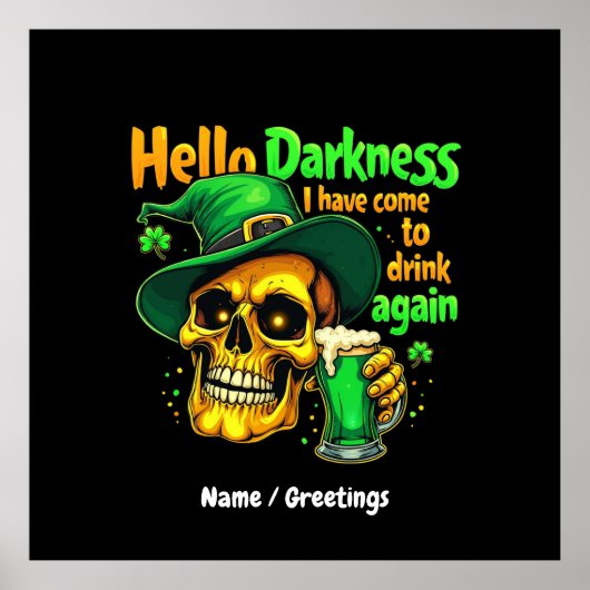 ハローダークネス来また一緒に飲まないと ポスター (正面)