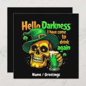 ハローダークネス来また一緒に飲まないと 招待状 (正面/裏面)