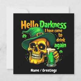 ハローダークネス来また一緒に飲まないと 招待状