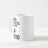 ハローダークネス私の古おもしろい友コーヒーS コーヒーマグカップ (正面左)