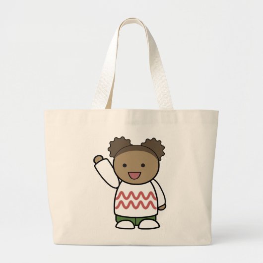 ハローテディベア ラージトートバッグ (正面)