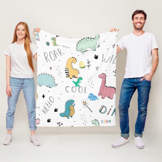 ハローディノクールスロール フリースブランケット (インサイチュ)