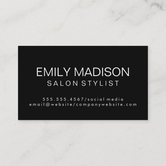 ハロートレンディー手書き水色 名刺 (裏面)