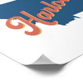 ハロートンモンタナ州プリント ポスター (角)