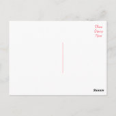 ハロードイツ羊飼い子犬空白のポストカード ポストカード (裏面)