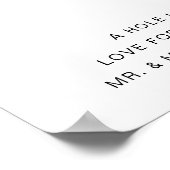 ハロードーナツ結婚バー徴候 ポスター (角)