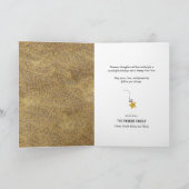 ハローニューイヤーフェスティバル花火金ゴールドグリッターシック シーズンカード (内部)