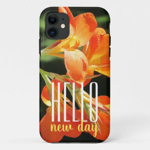 ハローニューデイオレンジカンナリリー iPhone 11 ケース