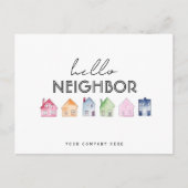 ハローネイバーハウズカラフルリアルティプロモーション ポストカード (正面)