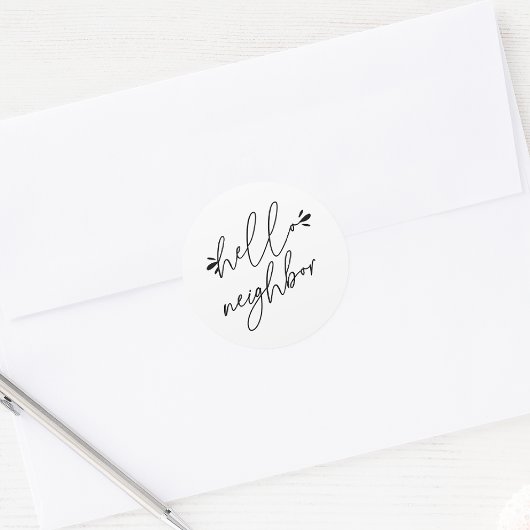 ハローネイバー実在エステートプロモーション ラウンドシール