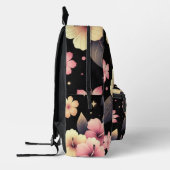 ハローハイビスカス プリントバックパック (左)