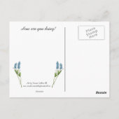 ハローハガキと言うメモのみ ポストカード (裏面)