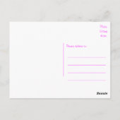 ハローハバナ人の子犬用はがき ポストカード (裏面)