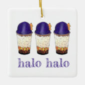 ハローハロー(ハルーハロー)フィリピンハワイアンシェーブアイス セラミックオーナメント (正面)