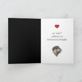 ハローハンサム男らしオッター周年記念ユーモア カード (内部)