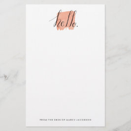 ハローハンドレターウォーター文房具 便箋