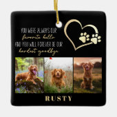 ハローハードバイお気に入りのグバイナペット記念碑 セラミックオーナメント (正面)