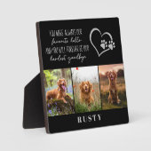 ハローハードバイお気に入りのグバイナペット記念碑 フォトプラーク (正面)