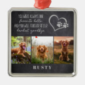 ハローハードバイお気に入りのグバイナペット記念碑 メタルオーナメント (正面)