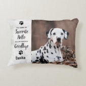 ハローハードバイお気に入りの別れペット記念犬 アクセントクッション (裏面)