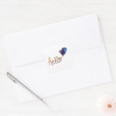 ハローバタフライシール スクエアシール (封筒)