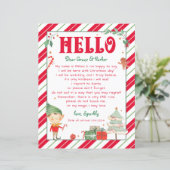 ハローバック小妖精や小人ウェルカム私はバッククリスマス小妖精や小人 (スタンド正面)