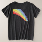 ハローバレンタイン プラスサイズTシャツ (デザイン裏面)