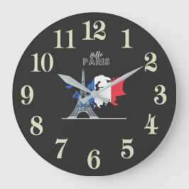 ハローパリ ラージ壁時計