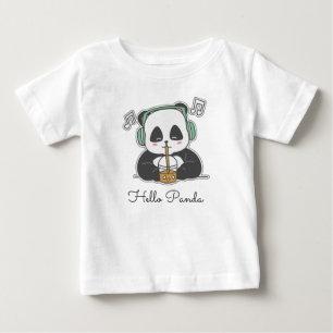 ハローパンダ ベビーTシャツ