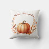 ハローパンプキンオータムカスタマイズ文字 クッション (裏面)
