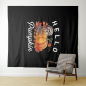 ハローパンプキンカワイイ秋スロース紅葉フォリ タペストリー (インサイチュ(横))