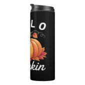 ハローパンプキンカワイイ秋スロース紅葉フォリ タンブラー (回転右)