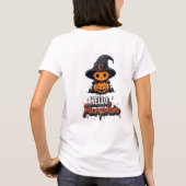 ハローパンプキンキュートハロウィーン Tシャツ (裏面)