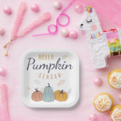 ハローパンプキンシーズン ペーパープレート (パーティー)