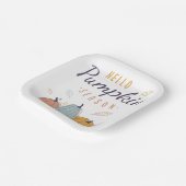 ハローパンプキンシーズン ペーパープレート (傾斜あり)