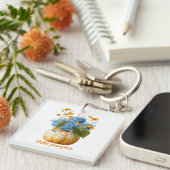 ハローパンプキンフローラハロウィーンの配置 キーホルダー (正面右)