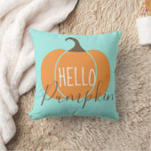 ハローパンプキン秋またはハロウィーンデコレーション クッション (ブランケット)