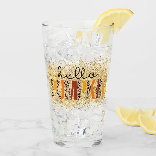 ハローパンプキン秋カスタマイズ秋 タンブラーグラス (アイス裏面)