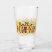 ハローパンプキン秋カスタマイズ秋 タンブラーグラス (正面)